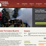 **Note: Development work only <a href="http://tatankabluffs.com/">Site Link</a>